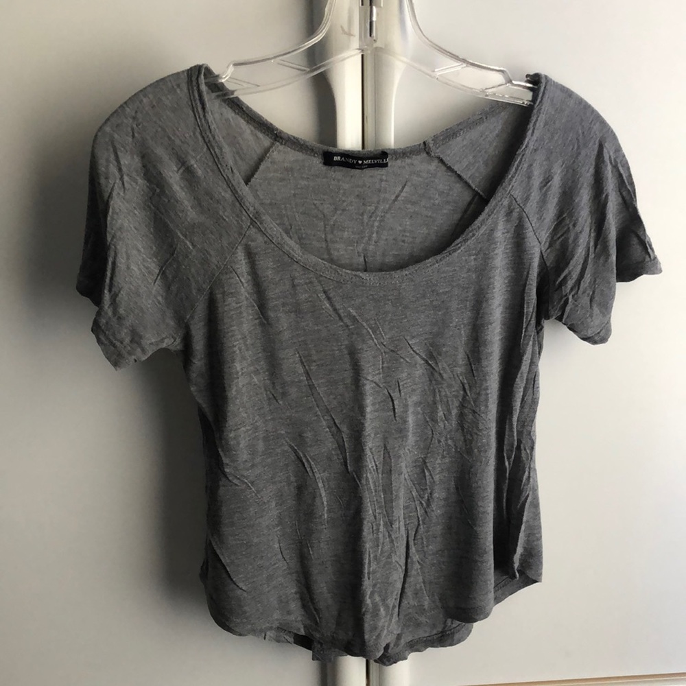 Light Grey Brandy Top